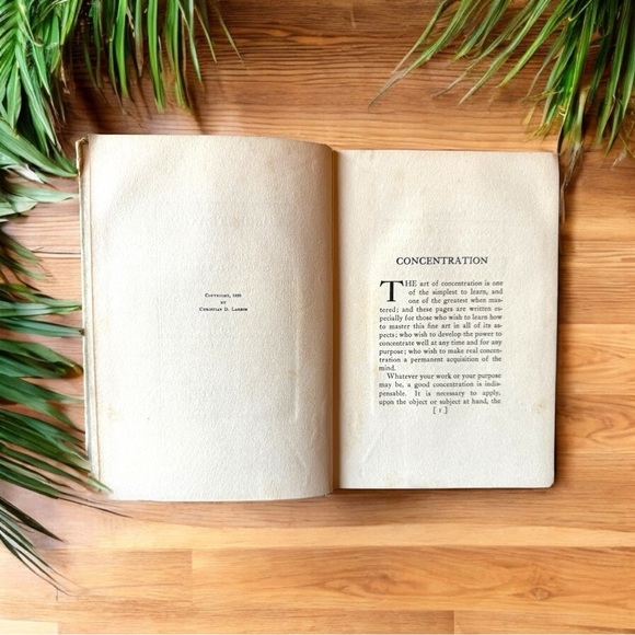 VINTAGE 1909 Concentration by Christian D. Larson – Thomas Y. Crowell Co. - Picture 6 of 11